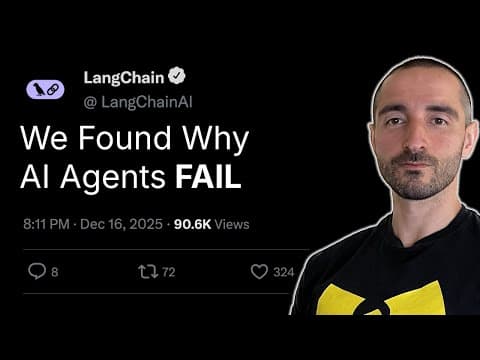Why 32% of AI Agents Fail in Production? | "State of Agent Engineering in 2025" Report by LangChain