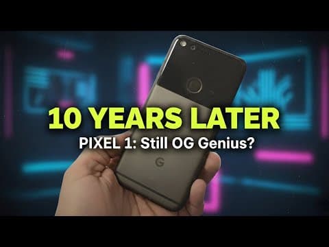 The First Google Pixel was made by HTC: review in 2026!