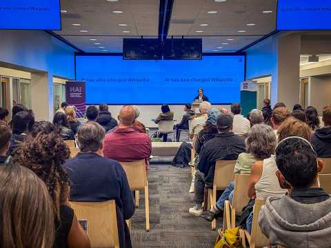 HAI Seminar: Wikipedia in the Age of AI and Bots