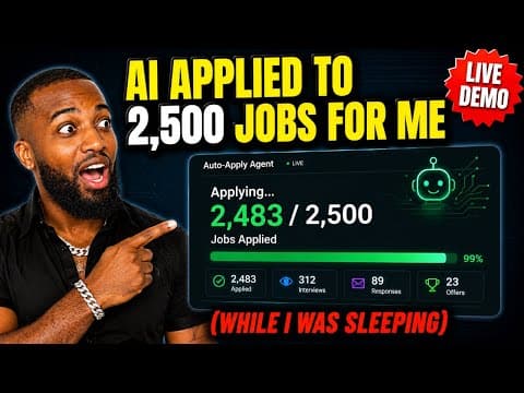 This AI Applies to 2,500 Jobs While You Sleep!  (Full Demo)