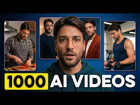 GENERATE 1,000 AI VIDEOS FROM ONE IMAGE | Create Yourself in Videos Using AI