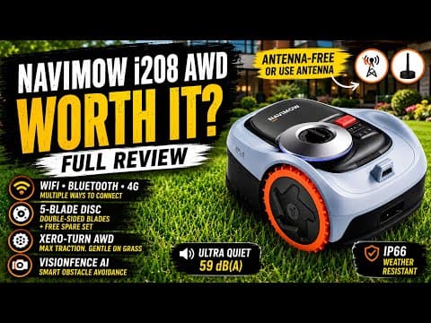 Navimow i208 AWD Lawn Robot Review: Real Garden Test