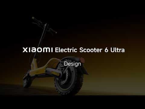 Xiaomi Electric Scooter 6 Ultra | Design