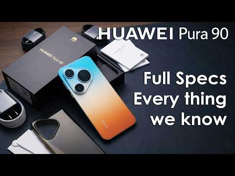 Huawei Pura 90, 90 Pro, 90 Pro Max  – Design, Cameras, Battery Specs Leaked