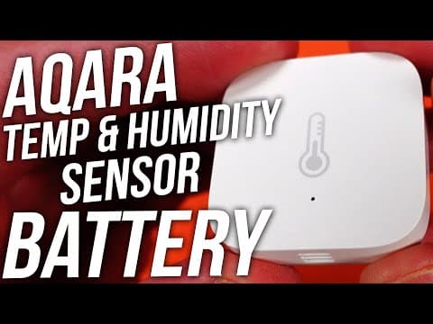 Aqara Temperature and Humidity Sensor Battery Replacement