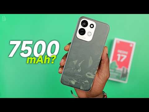 REDMI 17 Review: 7500mAh Battery?