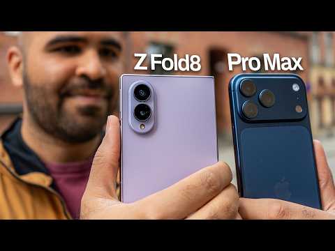 Galaxy Z Fold 8 vs. iPhone 17 Pro Max - A REAL Day Camera & Battery Test