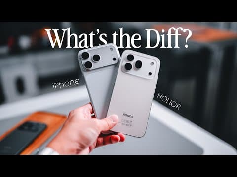 HONOR 600 Pro vs iPhone 17 Pro: Looks Similar But… 🤔 | Better AI Imaging?