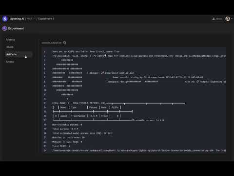 Experiment Tracking for AI Research | Lightning AI Tutorial