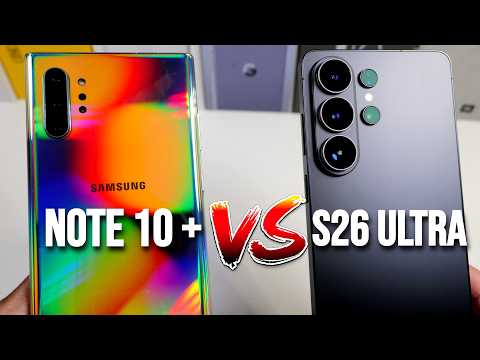 Samsung Galaxy S26 Ultra VS Galaxy Note 10 Plus (Camera Comparison, PUBG & Display & Speed)