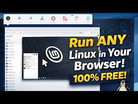 Run Any Linux Right From Your Browser ( No Install Needed )