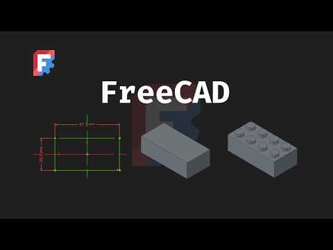 Build Your First Toy Brick in FreeCAD!