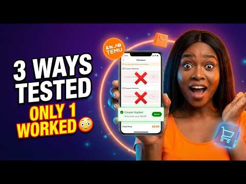 I Applied a Temu Coupon Code 3 Ways… Only ONE Worked