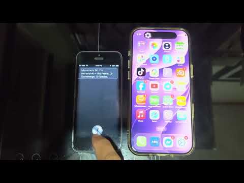 Siri Ai stuck in front of Old Siri iOS 6