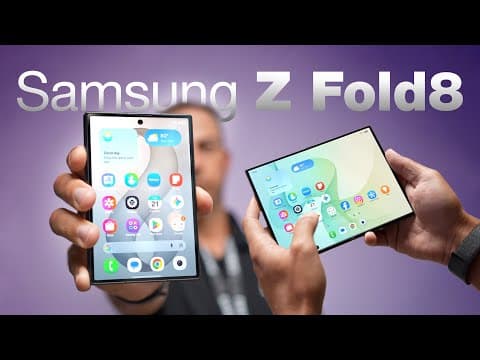 Samsung Made the iPhone Ultra BEFORE Apple Did? (Samsung Z Fold8 Impressions)