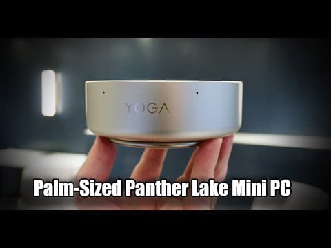 Lenovo's New Mini I AI PC Puts Intel's Panther Lake In The Palm Of Your Hand
