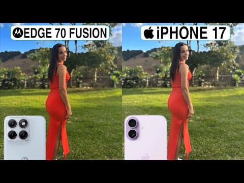 Motorola Edge 70 Fusion 5G Vs iPhone 17 Camera Test Comaprison