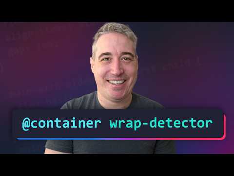 Wrap detection with a few lines of CSS