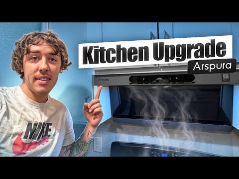 Upgrading My Kitchen With The Arspura F1 Vent Hood (The Best OTR Upgrade)