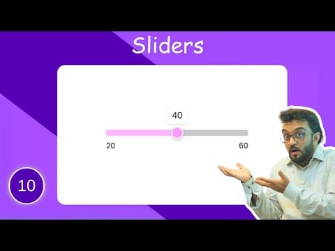 #10 Sliders: Building Modern GUIs using Python | Full Course | 2025