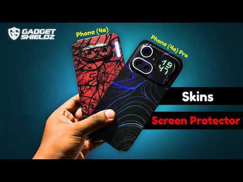 I Tried GadgetShieldz Screen Protector & Skins on Nothing Phone (4a) Series! 🔥