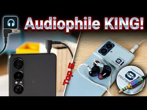 Wired earphones are BACK! Top 5 Best smartphones for Hi-Res wired Audio in 2026