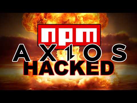 HUGE npm axios supply chain attack