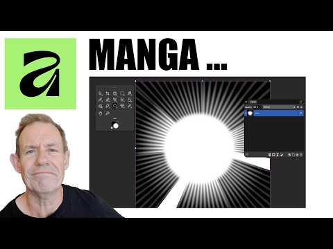 Affinity - Create Manga Action Lines | Burst Design