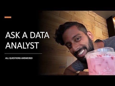 Data Analyst MENTORSHIP -  Q&A (while I drink coffee)