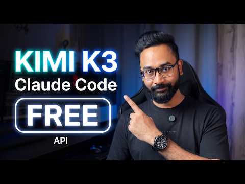 How to Use KIMI K3 for FREE | Claude Code Setup + Free API