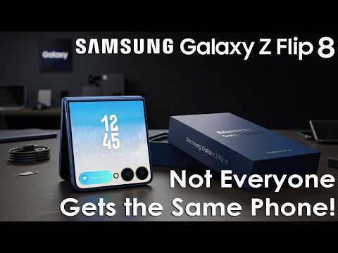 Samsung Galaxy Z Flip 8 Leak: Not Everyone Gets the Same Phone!