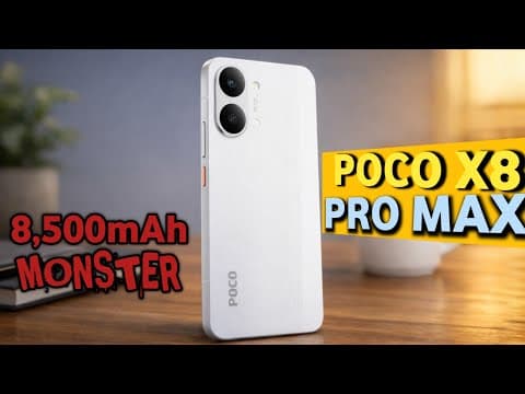 POCO X8 Pro Max - First Look, Design, Specs & Price