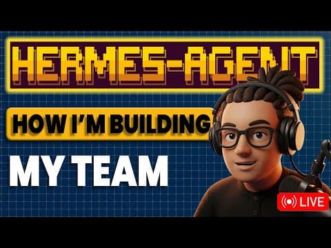 LIVE: Hermes Agents (How I'm Building Mine)