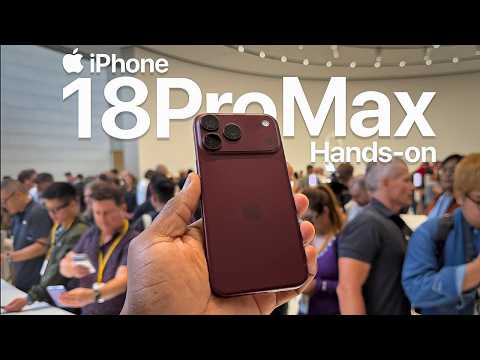 iPhone 18 Pro Max Hands-on: Burgundy!