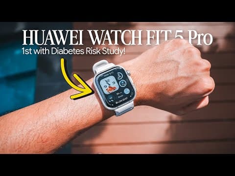 HUAWEI WATCH FIT 5 Pro: The Best Smartwatch For Health and Sports Tracking?