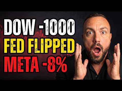 The Fed Just Changed Everything — Meta Missed Big, Market Down 1000 Points"