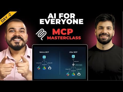 MCP Explained Without Code - And We Build One Live | AI for Everyone: Session 2
