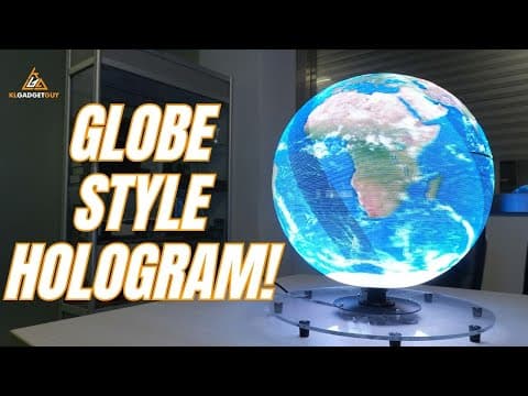 This Globe Hologram Display is Insane!