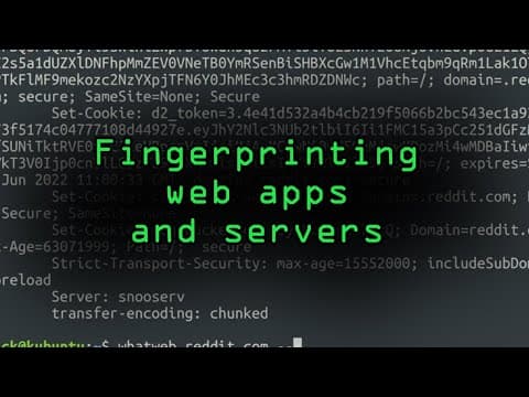 Fingerprint Web Apps & Servers for Better Recon [Tutorial]