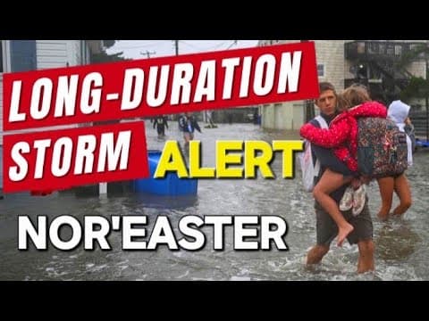 Dangerous Nor'easter Bringing Flooding and Damaging Winds to New York and New Jersey