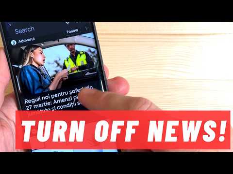How to TURN OFF NEWS on GOOGLE BAR (2026)