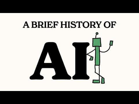 100 years of AI history in 12 minutes (visually explained)