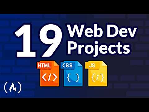 19 Web Dev Projects – HTML, CSS, JavaScript Tutorial