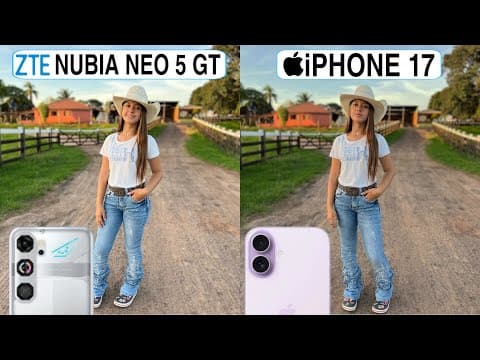 Nubia Neo 5 GT Vs iPhone 17 Camera Test Conparison