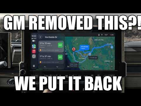 GM Removed CarPlay… So I Put It Back
