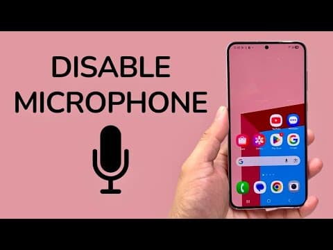 How To Disable Microphone On Android