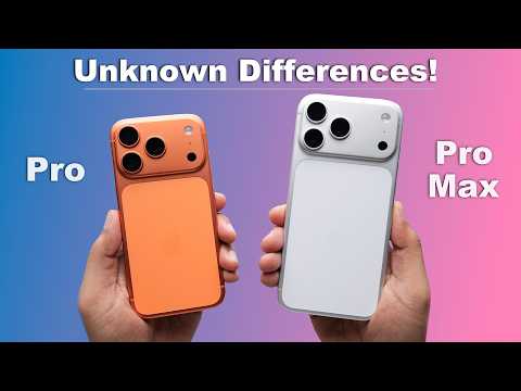 iPhone 17 Pro vs 17 Pro Max | 10 Real Differences You Should Know!