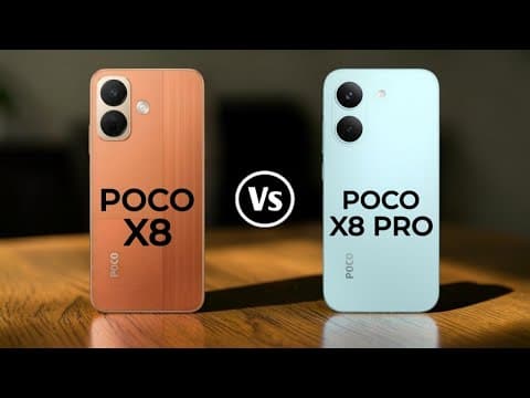 Poco X8 Vs Poco X8 Pro