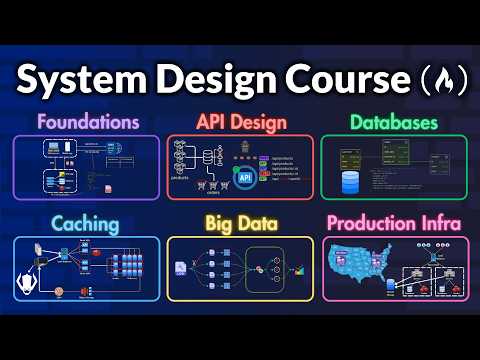 System Design Course – APIs, Databases, Caching, CDNs, Load Balancing & Production Infra