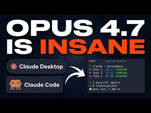 Claude Opus 4.7 Just Unlocked GOD MODE (Ran 2 HOURS Autonomously)